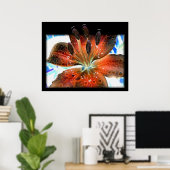 3-D Abstract gelilie Poster (Thuiskantoor)