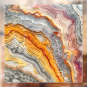 3-D Agaat Venster Cling Raamsticker (Vel 2)