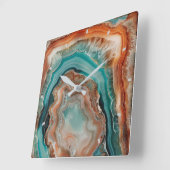 3 D Agaat wandklok (Hoek)