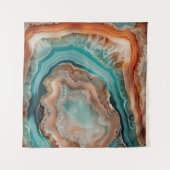 3 D Agate Art Tapestry Wandkleed (Voorkant)
