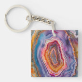 3 D Agate Sleutelhanger (Voorkant)