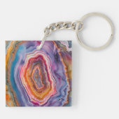 3 D Agate Sleutelhanger (Achterkant)