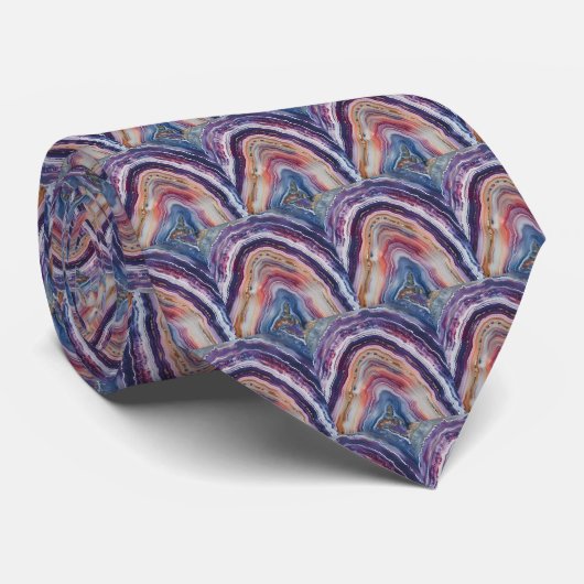 3 D Agate Stropdas (Opgerold)