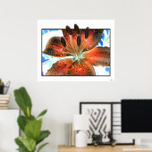 3-D Art Lilie Poster (Thuiskantoor)