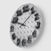 3-D Diamond Bord Round Wall-kast Grote Klok (Hoek)