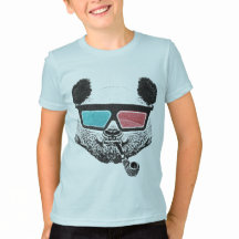  3-D glazen panda