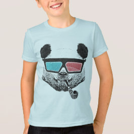  3-D glazen panda T-shirt