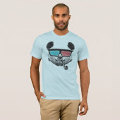 3-D glazen panda T-shirt (Voorkant volledig)