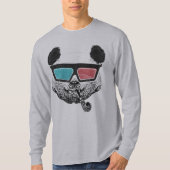  3-D glazen panda T-shirt (Voorkant)