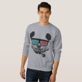 3-D glazen panda Trui (Voorkant volledig)