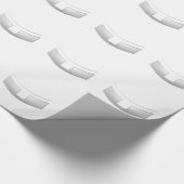 3-D Kijk Silver Priest of Minister's Collar Cadeaupapier (Hoek)