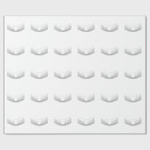 3-D Kijk Silver Priest of Minister's Collar Cadeaupapier (Vlak)