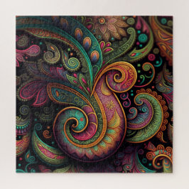 3-D look Paisley Puzzel