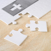 3-D look Silver Priest's Stole Legpuzzel (Zijkant)