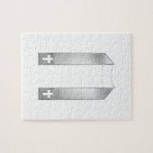 3-D look Silver Priest's Stole Legpuzzel (Horizontaal)