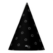3-D look Silver Star van David Feesthoedjes (Links)