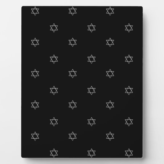 3-D look Silver Star van David Fotoplaat (Voorkant)