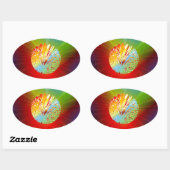 3-d sphere ovale sticker (Vel)