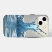 3-D water spatten iPhone Hoesje (Achterkant horizontaal)