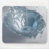 3-D water spatten Muismat (Voorkant)