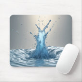 3-D water spatten Muismat (Met muis)