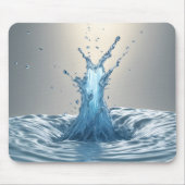 3-D water spatten Muismat (Voorkant)