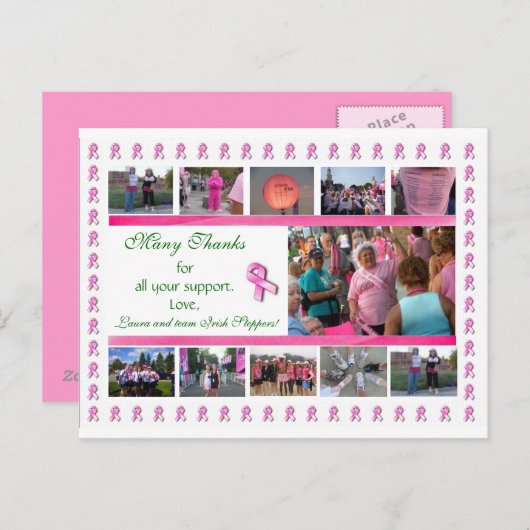 3-daagse Bedankt Briefkaart (Voorkant / Achterkant)