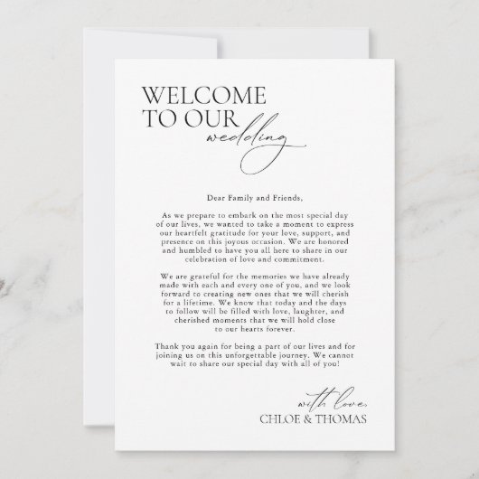 3 dagen bruiloft route Elegant modern programma (Voorkant)