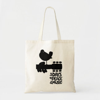 3 dagen vredes- en muziekbos canvas tas