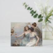 3 Dames en heren Briefkaart (Staand voorkant)