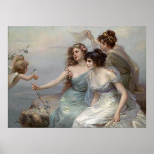 3 Dames en heren Poster (Voorkant)