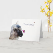 #3 Dank Ewe: Dank u. Een witte kaart (Gele Bloem)