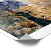 #3 De introductie van de Slavonic liturgy, Mucha Poster (Hoek)