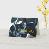 3 de Jonge geitjes van de geit passen om het even Kaart (Gele Bloem)