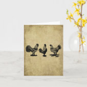 3 de kleine Kaarten van de Nota Lil van Kippen (Gele Bloem)
