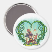 3"de magneet van het boslied (Voorkant / Achterkant)