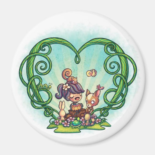 3"de magneet van het boslied (Voorkant)