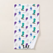 3-delig handdoekenset met een optocht van dwaze mo bad handdoek (Handdoek)