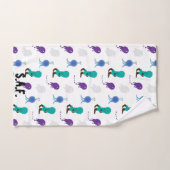 3-delig handdoekenset met een optocht van dwaze mo bad handdoek (Handdoek)