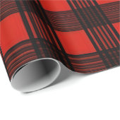 3-delige Buffalo Plaid Kerst Inpakpapier  (Rol Hoek)
