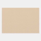 3-delige chique set van zwart, grijs, crème & tan inpakpapier vel (Voorkant 3)