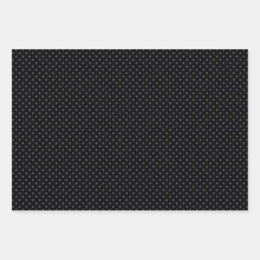 3-delige chique set van zwart, grijs, crème & tan inpakpapier vel (Voorkant)