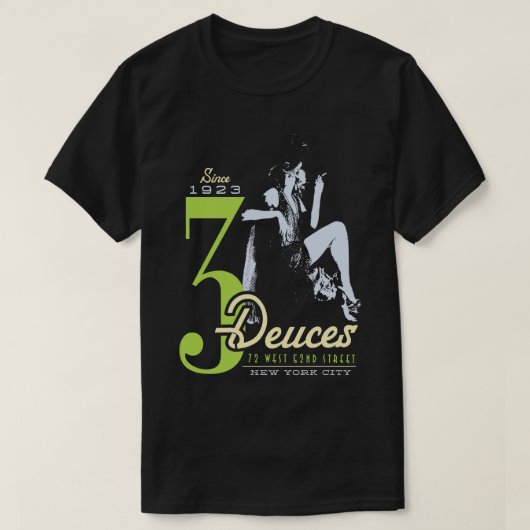 3 Deuces Jazz Club T-shirt (Design voorkant)