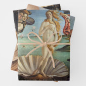 3 different Renaissance Art by Sandro Botticelli Inpakpapier Vel (In situ)