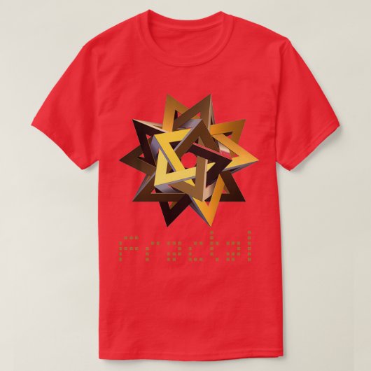 3-dimensionaal fractal t-shirt (Design voorkant)
