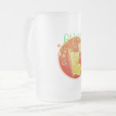 3 Dimensional Get Juiced Graphics Matglas Bierpul (Voorkant links)