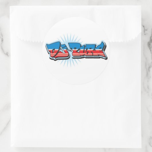 3" DJ Pure Stickers (Tas)