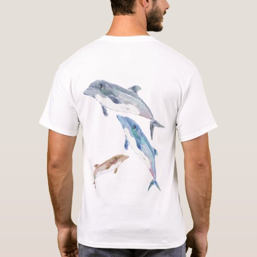 3 Dolfijnen T-shirt (Achterkant)