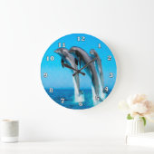 3 Dolphins Clock Grote Klok (Huis)