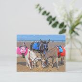 3 Donkeys Briefkaart (Staand voorkant)